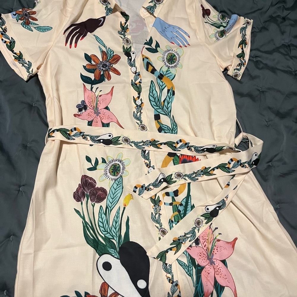 Commense Floral Print Dress